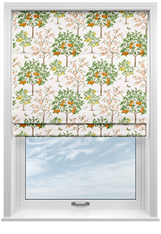 Lemon Grove, Mandarin - Roman Blind
